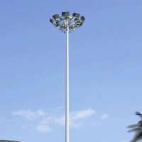 Q235 Galvanized Hot Dip High Quality Octagonal Conical Street Light Poles