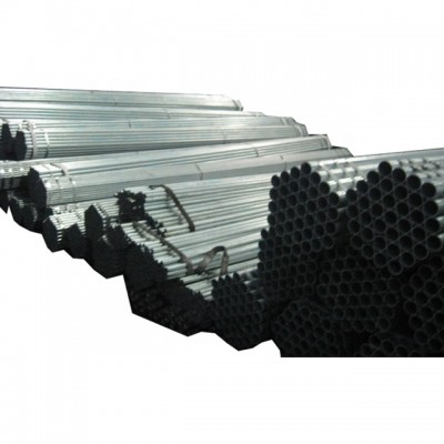 Hot dip galvanized round steel pipe for water supply.